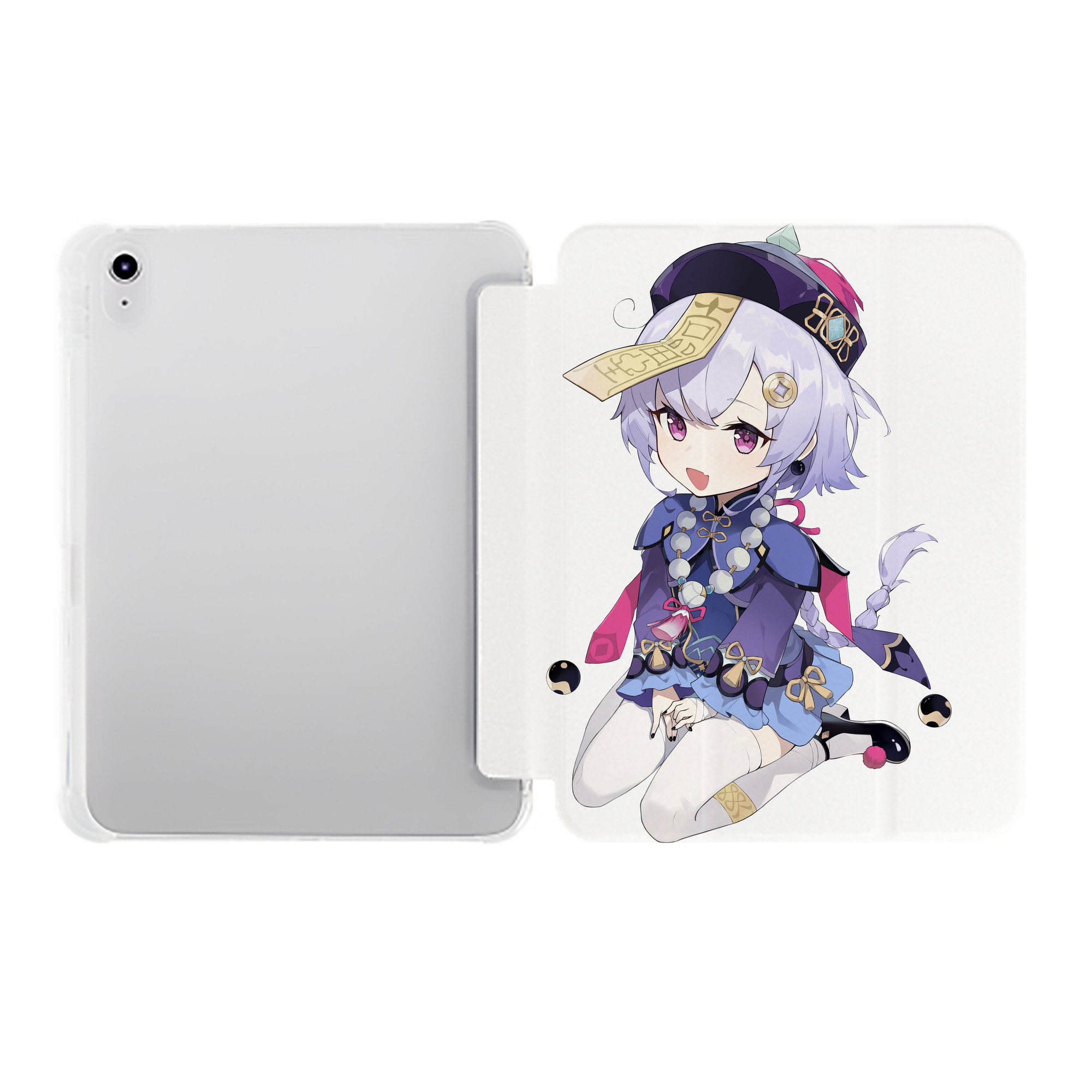 げんし神 七七 なな  genshin Nana IPad ケース ペン収納付き 三つ折りスタンド PUレザー×シリコン 対応機種9.5/10.5/10.9インチ